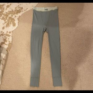 Skims Cotton Ribbed Leggings Mineral